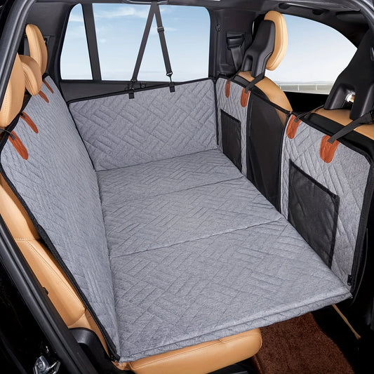 Dog Car Seat Extender – Solid Hard-Bottom Backseat Bridge